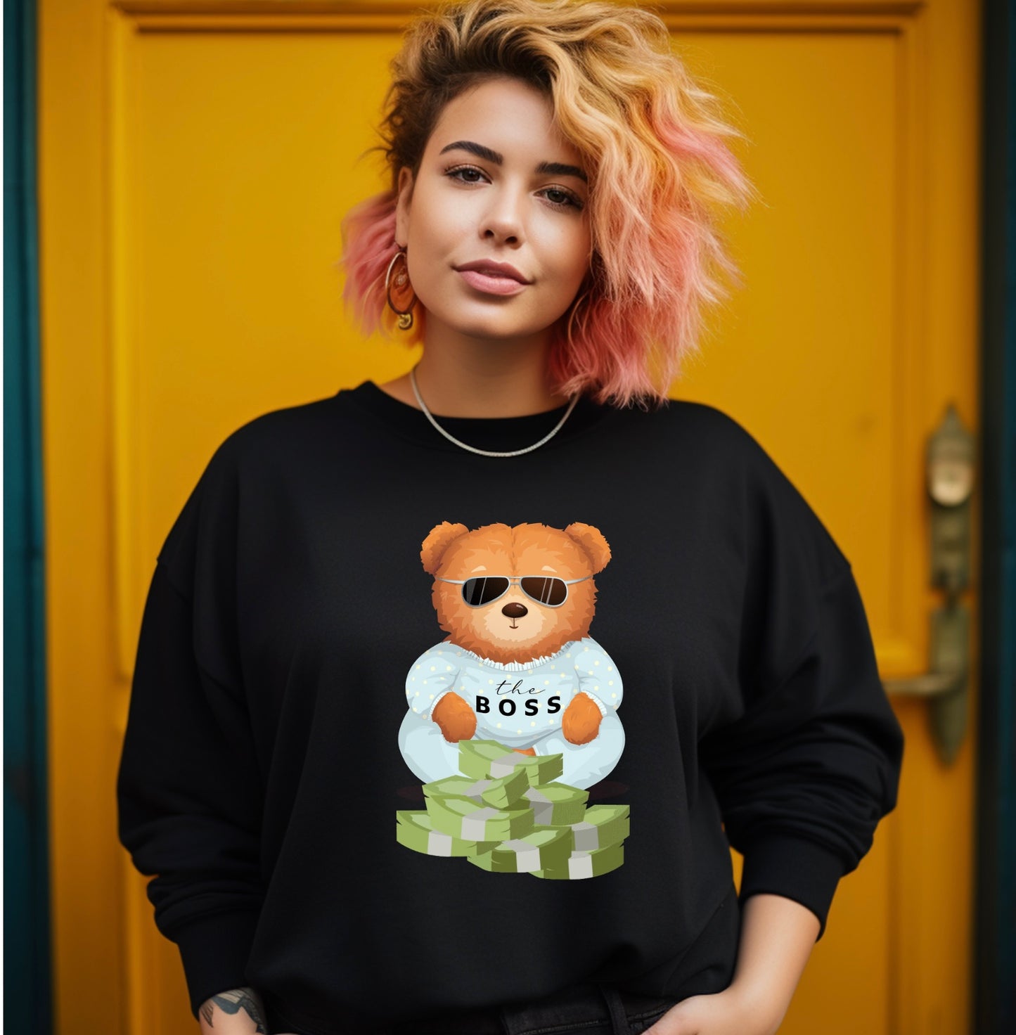 The Boss Bear sweater