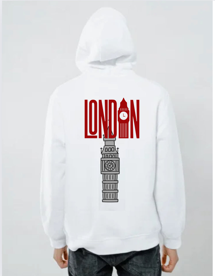 Hard core Hoodie (New York, Paris, London )