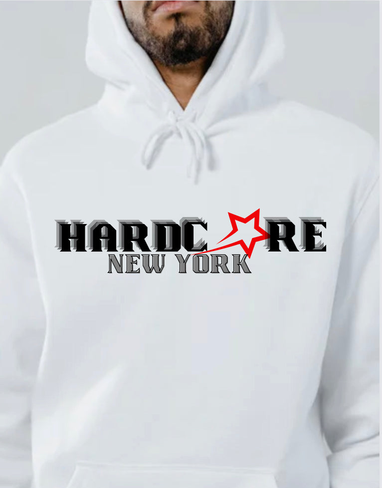 Hard core Hoodie (New York, Paris, London )